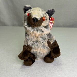 Collectible Ty Beanie Baby plush named "Howl" the Wolf, released in 2000